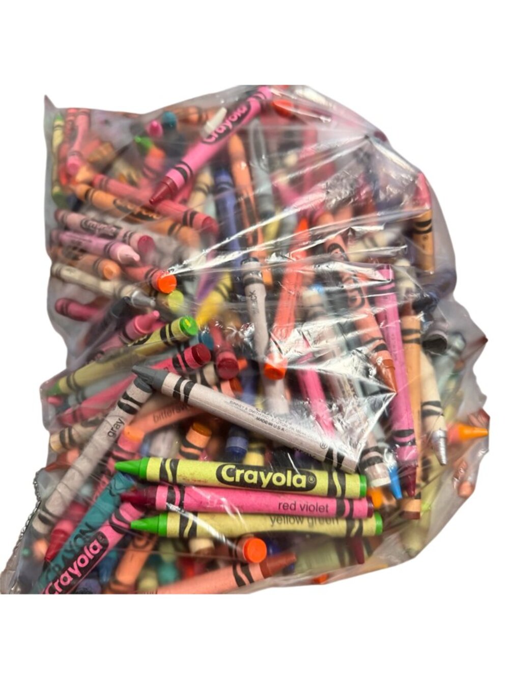 Bulk Assorted Broken Crayons 4 Pounds Mixed Colors Arts, Crafts Supplies, Meltin - Picture 4 of 5
